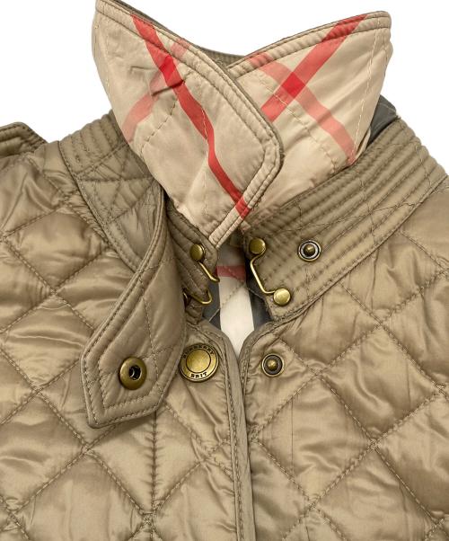 BURBERRY BRIT（バーバリーブリット）BURBERRY BRIT (バーバリーブリット) キルティングジャケット ベージュ サイズ:SIZE Lの古着・服飾アイテム