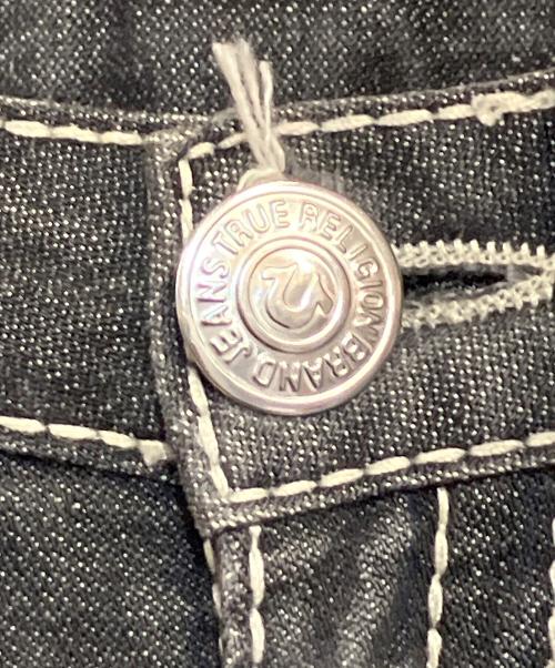 TRUE RELIGION（トゥルー レリジョン）TRUE RELIGION (トゥルー レリジョン) ローライズジーンズ ブラック サイズ:SIZE 71cm (W28)の古着・服飾アイテム