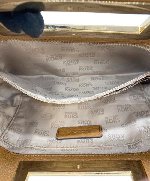 MICHAEL KORS（マイケル・コース）MICHAEL KORS (マイケル・コース) ハンドバッグ ブラウンの古着・服飾アイテム