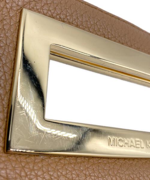 MICHAEL KORS（マイケル・コース）MICHAEL KORS (マイケル・コース) ハンドバッグ ブラウンの古着・服飾アイテム