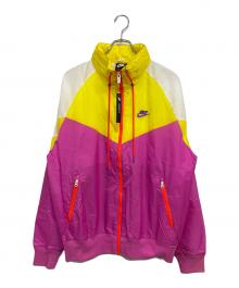 NIKE（ナイキ）の古着「PACKABLE HOOD WINDBREAKER」｜イエロー×ピンク