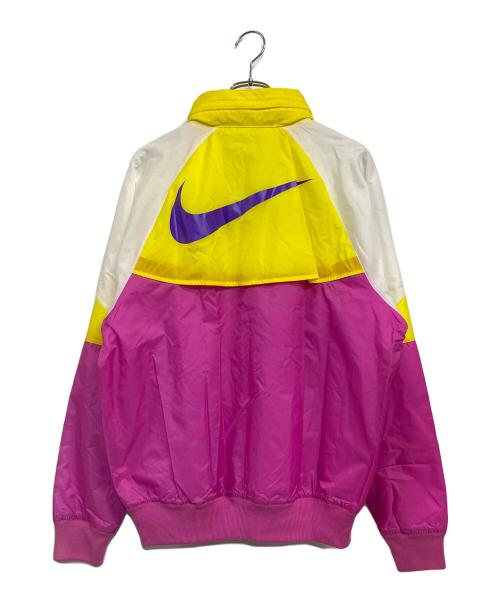 NIKE（ナイキ）NIKE (ナイキ) PACKABLE HOOD WINDBREAKER イエロー×ピンク サイズ:SIZE US S 未使用品の古着・服飾アイテム