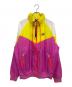 NIKE（ナイキ）の古着「PACKABLE HOOD WINDBREAKER」｜イエロー×ピンク