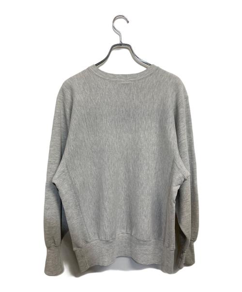 Champion REVERSE WEAVE（チャンピオン リバース ウィーブ）Champion REVERSE WEAVE (チャンピオン リバース ウィーブ) クルーネックスウェットシャツ グレー サイズ:SIZE Lの古着・服飾アイテム