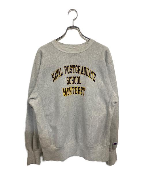 Champion REVERSE WEAVE（チャンピオン リバース ウィーブ）Champion REVERSE WEAVE (チャンピオン リバース ウィーブ) クルーネックスウェットシャツ グレー サイズ:SIZE Lの古着・服飾アイテム