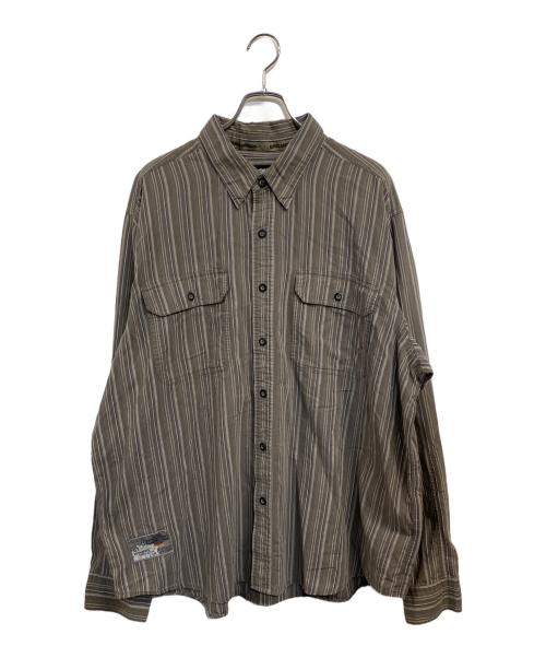 HARLEY-DAVIDSON（ハーレーダビッドソン）HARLEY-DAVIDSON (ハーレーダビッドソン) 長袖シャツ グレー サイズ:2XLの古着・服飾アイテム