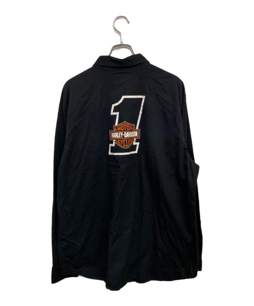 HARLEY-DAVIDSON（ハーレーダビッドソン）HARLEY-DAVIDSON (ハーレーダビッドソン) 長袖シャツ ブラック サイズ:SIZE XLの古着・服飾アイテム