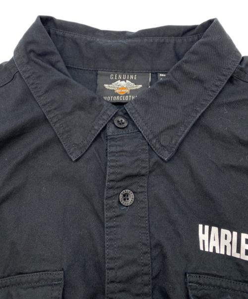 HARLEY-DAVIDSON（ハーレーダビッドソン）HARLEY-DAVIDSON (ハーレーダビッドソン) 長袖シャツ ブラック サイズ:SIZE XLの古着・服飾アイテム