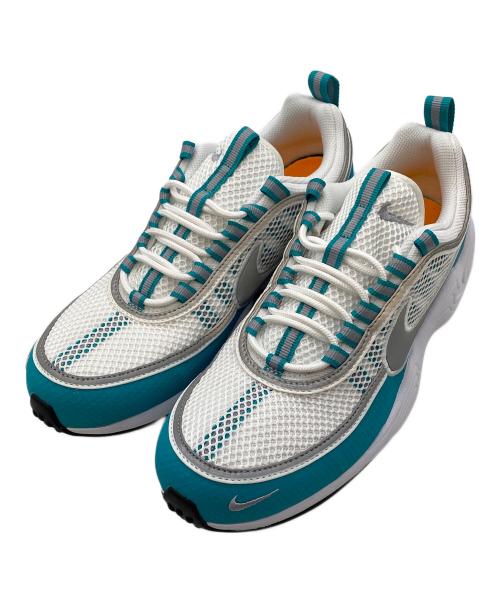 NIKE（ナイキ）NIKE (ナイキ) AIR ZOOM SPIRIDON ホワイト×ブルー サイズ:27.5cmの古着・服飾アイテム