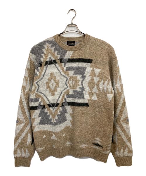 PENDLETON（ペンドルトン）PENDLETON (ペンドルトン) 厚手ニット ブラウン サイズ:SIZE Lの古着・服飾アイテム