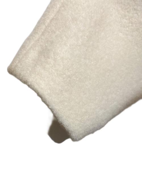 UNTITLED（アンタイトル）UNTITLED (アンタイトル) パイルジャージ ミドル丈コート ホワイト サイズ:2 未使用品の古着・服飾アイテム