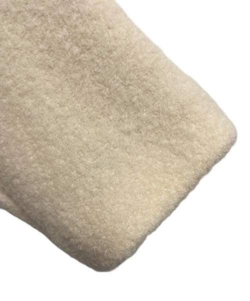 UNTITLED（アンタイトル）UNTITLED (アンタイトル) パイルジャージ ミドル丈コート ホワイト サイズ:2 未使用品の古着・服飾アイテム