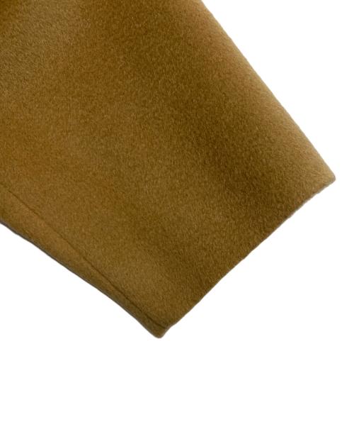 UNTITLED（アンタイトル）UNTITLED (アンタイトル) 23AW カシミヤ混ノーカラーコート ブラウン サイズ:SIZE M 未使用品の古着・服飾アイテム