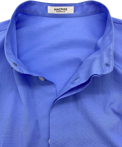 MACPHEE（マカフィー）MACPHEE (マカフィー) 25SS コットンブロード コクーンシャツ ブルー サイズ:SIZE 36の古着・服飾アイテム