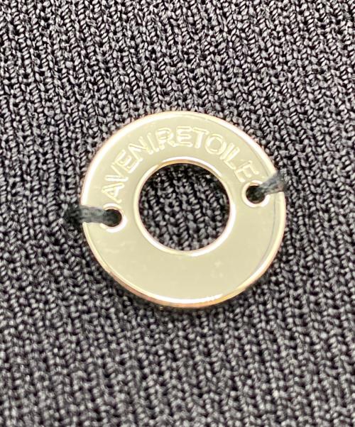 Aveniretoile（アベニールエトワール）Aveniretoile (アベニールエトワール) 25SS パールボタン半袖ニットカーディガン ネイビー サイズ:SIZE 38の古着・服飾アイテム