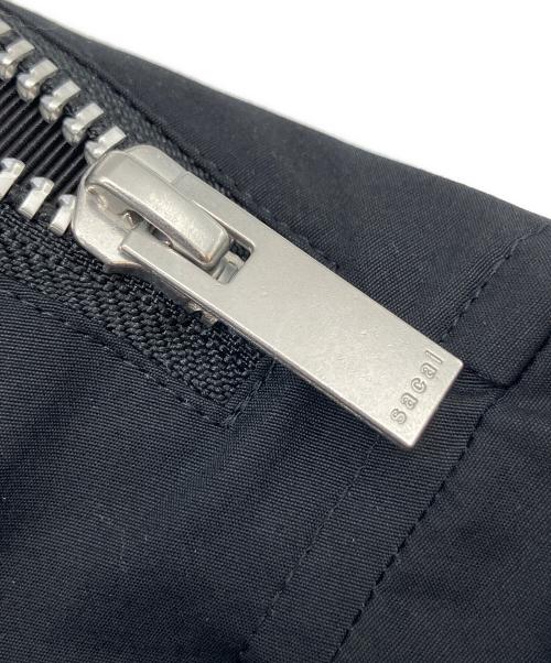 sacai（サカイ）sacai (サカイ) 半袖ブラウス ブラック サイズ:SIZE 3の古着・服飾アイテム