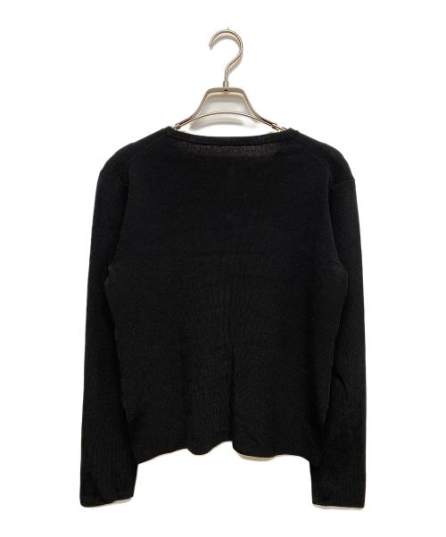 Aveniretoile（アベニールエトワール）Aveniretoile (アベニールエトワール) 25SS パールボタンニットカーディガン ブラック サイズ:SIZE 38の古着・服飾アイテム
