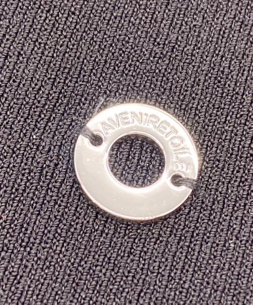 Aveniretoile（アベニールエトワール）Aveniretoile (アベニールエトワール) 25SS パールボタンニットカーディガン ブラック サイズ:SIZE 38の古着・服飾アイテム