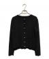 Aveniretoile（アベニールエトワール）の古着「25SS パールボタンニットカーディガン」｜ブラック