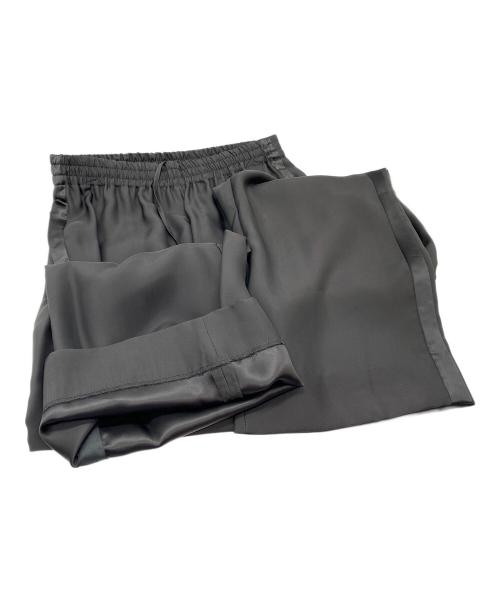 CABAN（キャバン）CABAN (キャバン) 22SS キュプラサテン セミワイドパンツ ブラック サイズ:SIZE Free 未使用品の古着・服飾アイテム