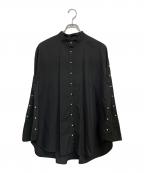 TSURU by MARIKO OIKAWAツルバイマリコオイカワ）の古着「Symphony/パールブラウス」｜ブラック