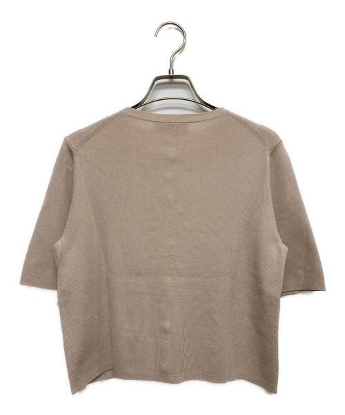 Aveniretoile（アベニールエトワール）Aveniretoile (アベニールエトワール) 25SS パールボタン半袖ニットカーディガン ライトピンク サイズ:SIZE 38の古着・服飾アイテム