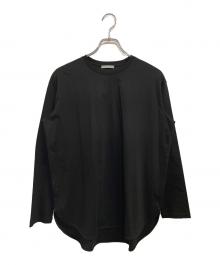 theory luxe（セオリーリュクス）の古着「25AW SOPHIA JERSEY/JENEL CRN TEE」｜ブラック