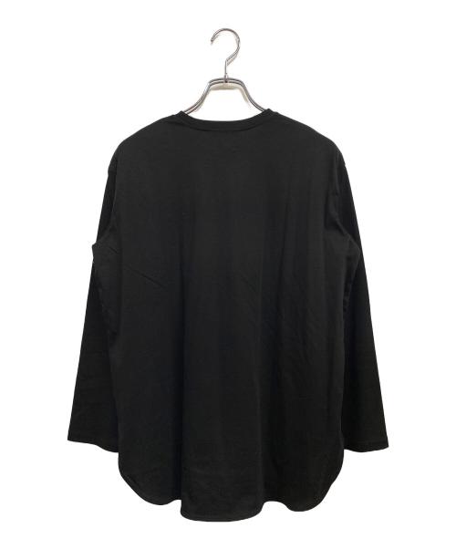 theory luxe（セオリーリュクス）theory luxe (セオリーリュクス) 25AW SOPHIA JERSEY/JENEL CRN TEE ブラック サイズ:SIZE 38 (M)の古着・服飾アイテム