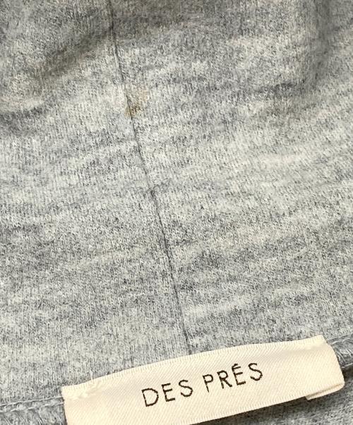 DES PRES（デ プレ）DES PRES (デ プレ) 23AW ニットコンビネーション ハイネックプルオーバー グレー サイズ:SIZE Freeの古着・服飾アイテム