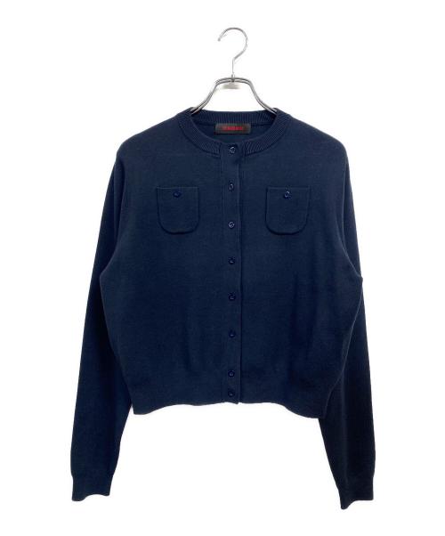 CABAN（キャバン）CABAN (キャバン) 20SS コットンカシミヤ クルーネックカーディガン ネイビー サイズ:SIZE INT Sの古着・服飾アイテム