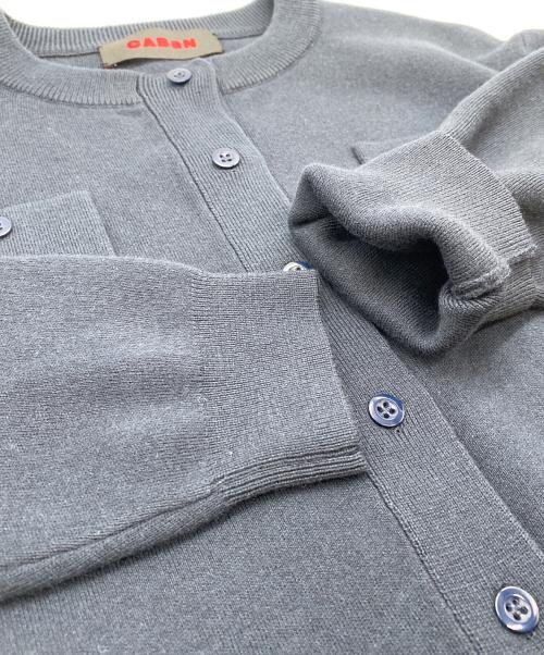 CABAN（キャバン）CABAN (キャバン) 20SS コットンカシミヤ クルーネックカーディガン ネイビー サイズ:SIZE INT Sの古着・服飾アイテム