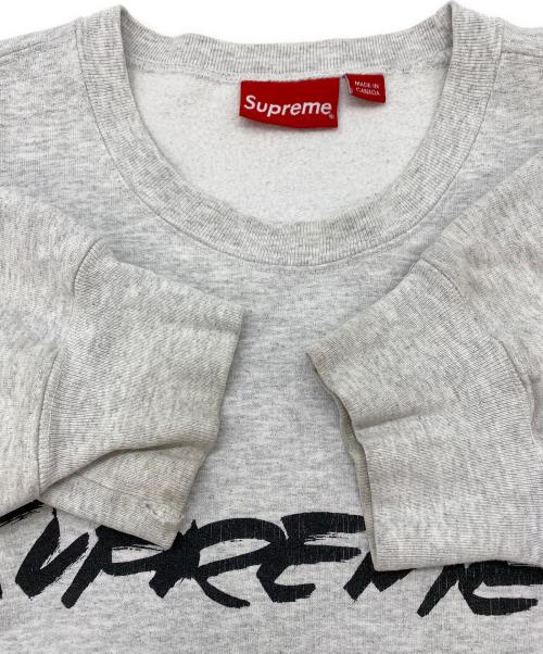 SUPREME（シュプリーム）SUPREME (シュプリーム) Futura Logo Crewneck グレー サイズ:SIZE US XLの古着・服飾アイテム