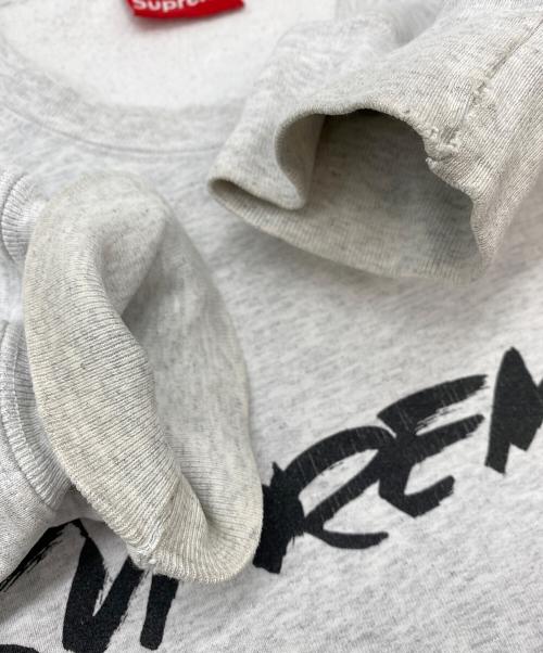 SUPREME（シュプリーム）SUPREME (シュプリーム) Futura Logo Crewneck グレー サイズ:SIZE US XLの古着・服飾アイテム