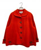 GIANFRANCO FERREジャンフランコフェレ）の古着「ヴィンテージAライン ショートコート」｜レッド