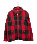 L.L.Beanエルエルビーン）の古着「復刻タグマッキーノジャケット」｜ブラック×レッド