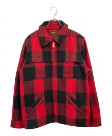 L.L.Bean（エルエルビーン）の古着「復刻タグマッキーノジャケット」｜ブラック×レッド