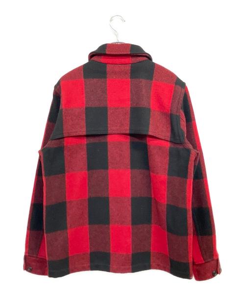 L.L.Bean（エルエルビーン）L.L.Bean (エルエルビーン) 復刻タグマッキーノジャケット ブラック×レッド サイズ:SIZE L (US M)の古着・服飾アイテム
