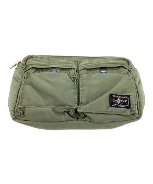 PORTER（ポーター）PORTER (ポーター) ウエストバッグ　タンカー グリーンの古着・服飾アイテム