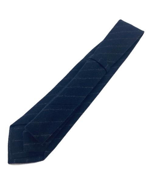 UNIVERSAL LANGUAGE（ユニバーサルランゲージ）UNIVERSAL LANGUAGE (ユニバーサルランゲージ) FOX BROTHERS (フォックスブラザーズ) ウールフランネル ネクタイ ネイビー サイズ:SIZE Freeの古着・服飾アイテム