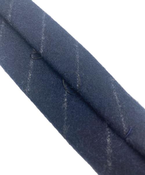 UNIVERSAL LANGUAGE（ユニバーサルランゲージ）UNIVERSAL LANGUAGE (ユニバーサルランゲージ) FOX BROTHERS (フォックスブラザーズ) ウールフランネル ネクタイ ネイビー サイズ:SIZE Freeの古着・服飾アイテム