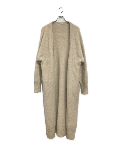 Whim Gazette（ウィムガゼット）Whim Gazette (ウィムガゼット) 厚手カーディガン ベージュ サイズ:SIZE Freeの古着・服飾アイテム