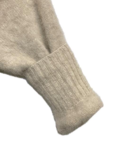 Whim Gazette（ウィムガゼット）Whim Gazette (ウィムガゼット) 厚手カーディガン ベージュ サイズ:SIZE Freeの古着・服飾アイテム