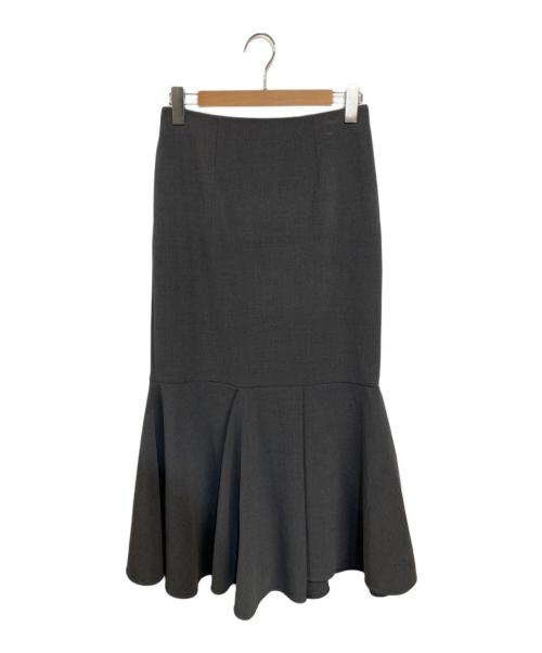 ENFOLD（エンフォルド）ENFOLD (エンフォルド) PEPLUM SKIRT グレー サイズ:SIZE 38の古着・服飾アイテム