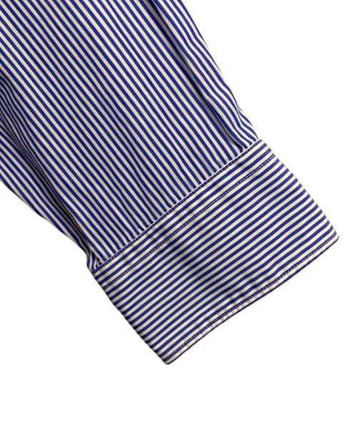 PLAY COMME des GARCONS（プレイコムデギャルソン）PLAY COMME des GARCONS (プレイコムデギャルソン) 長袖シャツ ホワイト×ブルー サイズ:SIZE Lの古着・服飾アイテム