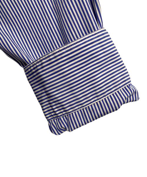 PLAY COMME des GARCONS（プレイコムデギャルソン）PLAY COMME des GARCONS (プレイコムデギャルソン) 長袖シャツ ホワイト×ブルー サイズ:SIZE Lの古着・服飾アイテム