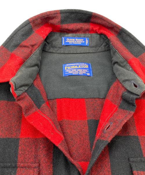 PENDLETON（ペンドルトン）PENDLETON (ペンドルトン) ガイドシャツ HA011 レッドブラックバッファロー サイズ:SIZE US Mの古着・服飾アイテム
