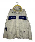 Columbiaコロンビア）の古着「マウンテンパーカー」｜ネイビー×ベージュ