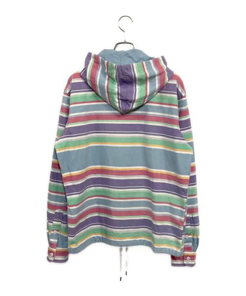 POLO RALPH LAUREN（ポロ・ラルフローレン）POLO RALPH LAUREN (ポロ・ラルフローレン) オックスフォードプルオーバーフーディ ブルー系マルチカラー サイズ:SIZE L (US M)の古着・服飾アイテム