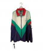 JC PENNEY OLYMPIC BRAND APPARELジェーシーペニーオリンピックブランドアパレル）の古着「90s アメリカ代表 ナイロンジャケット」｜レッド×ブルー×グリーン