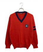 CHAPS RALPH LAURENチャップス ラルフローレン）の古着「80-90s クリケットセーター」｜レッド